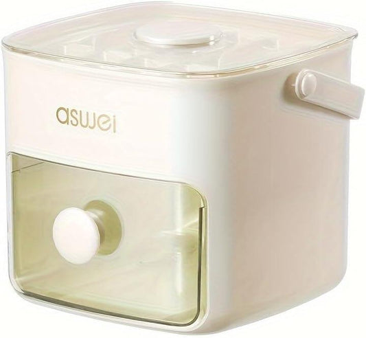 Máquina para Hacer Cubitos de Hielo 2 en 1 con Bandeja y Tapa