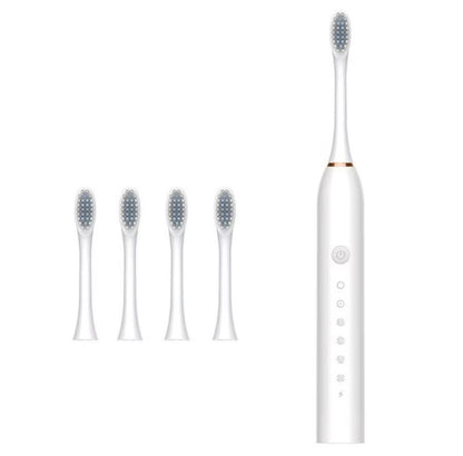 Cepillo de Dientes Eléctrico con 4 Cabezales de Recambio