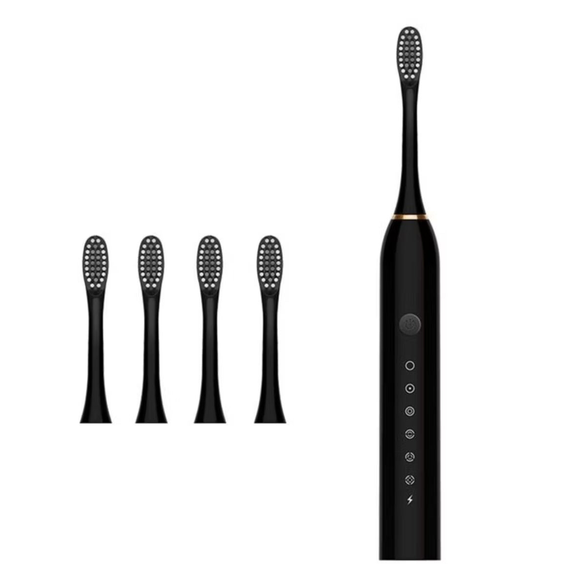 Cepillo de Dientes Eléctrico con 4 Cabezales de Recambio
