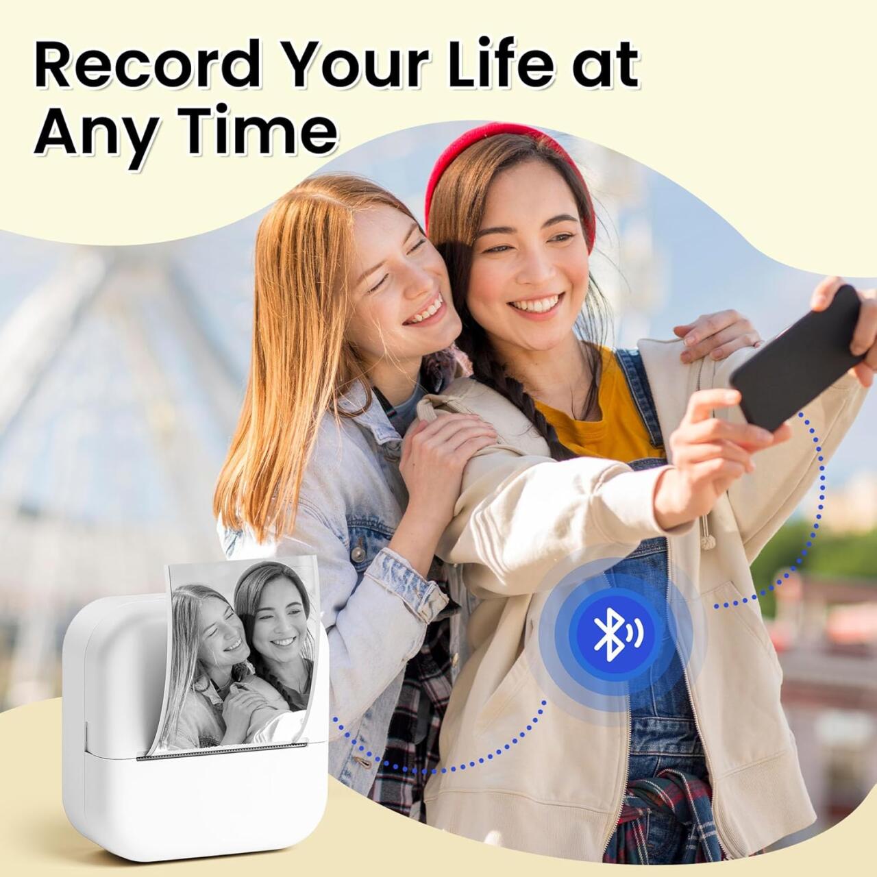 M2 Mini Impresora Térmica Portátil Bluetooth & WiFi