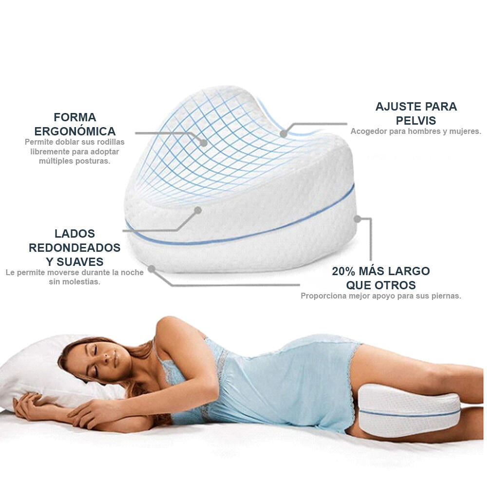 PACK 2 ALMOHADAS PARA PIERNAS CADERA LEG PILLOW PARA RODILLAS
